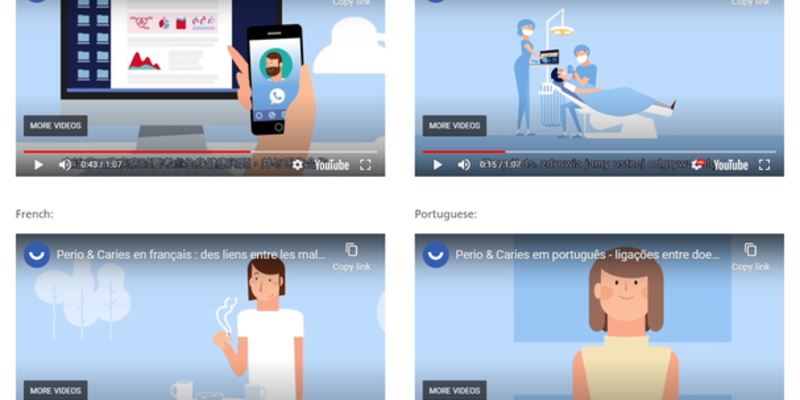 EFP releases Perio & Caries animation in 10 languages