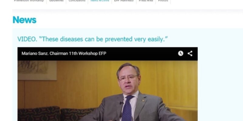 EFP’s new Prevention Workshop website offers video presentations from Sanz and Tonetti