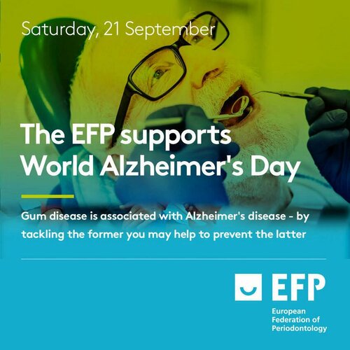 EFP supports World Alzheimer’s Day and calls for more research into links with periodontitis