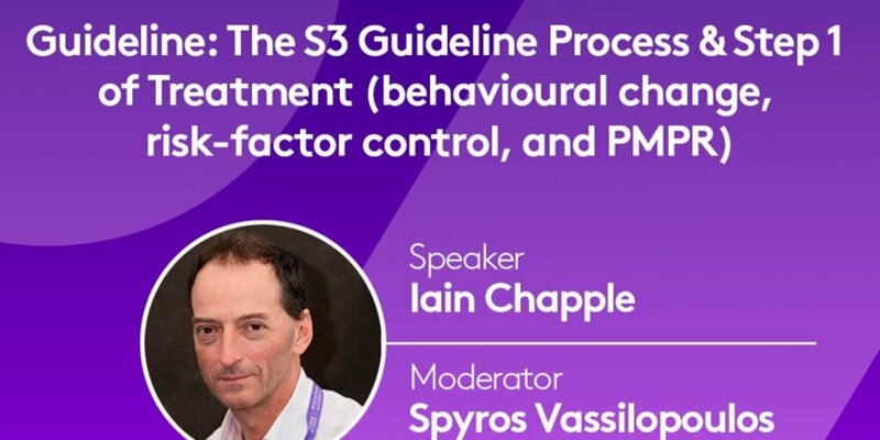 Iain Chapple explores Guideline Step 1 in next EFP Perio Sessions webinar