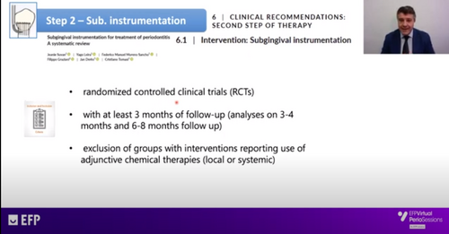 David Herrera to give EFP Perio Sessions webinar on subgingival instrumentation and adjunctive therapies