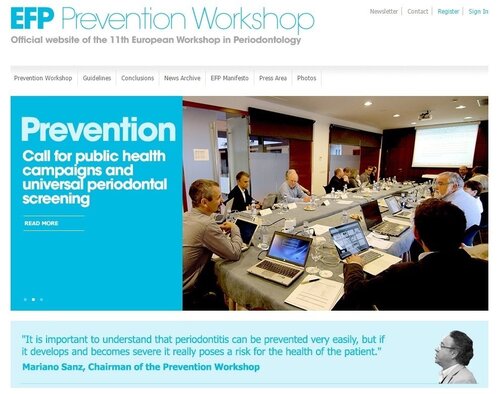 EFP launches dedicated website to promote guidelines from the Prevention Workshop