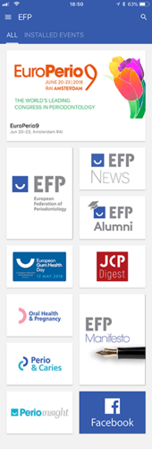 Introducing the EFP App – the smart way to keep in touch with EFP news, publications, and activities