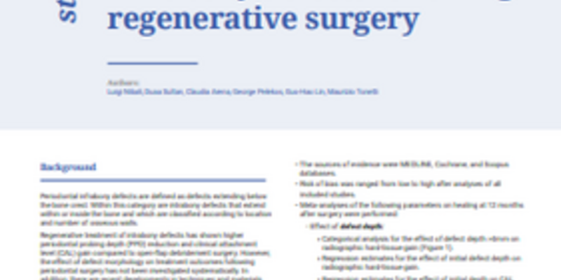 Defect morphology ‘can help predict outcomes following regenerative surgery’
