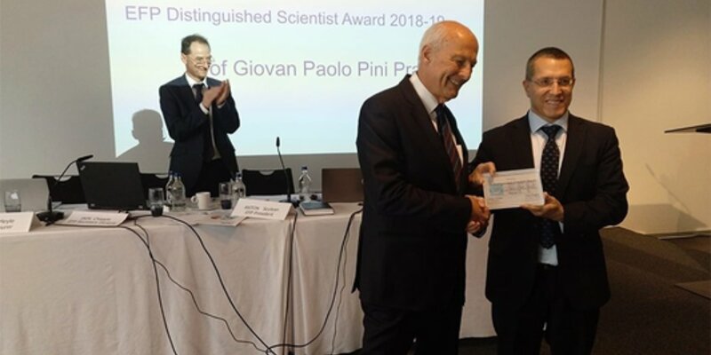 EFP gives distinguished-scientist award to Giovan Paolo Pini Prato