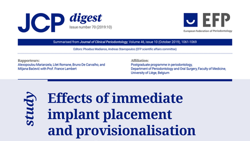 Immediate provisional implants ‘do not increase aesthetic outcome’