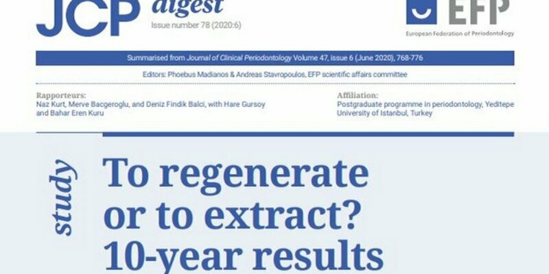 Periodontal regeneration can be ‘first choice of treatment’ in severe cases