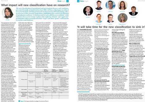 Clinicians highlight impact of new classification on research