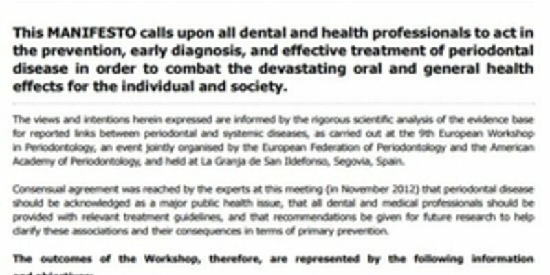 May 12, European Periodontology Day