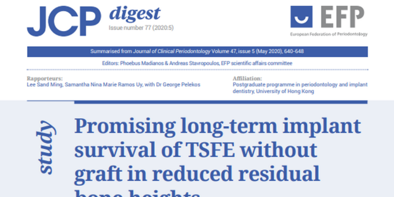 TSFE without graft does not present higher risk of implant failure, JCP Digest