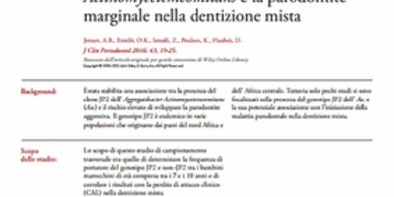 Italian perio society promotes JCP Digest as EFP seeks to extend reach of research summary