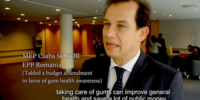 MEPs support perio in ‘Gum Health Matters’ video