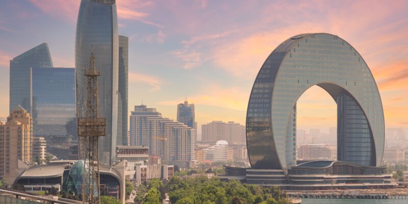 Baku, Azerbaijan, view of city