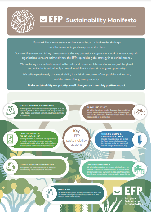 EFP sustainability manifesto