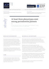 At least three phenotypes exist among periodontitis patients