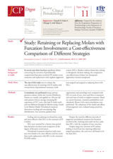 Retaining or replacing molars with furcation involvement: a cost-effectiveness comparison of different strategies